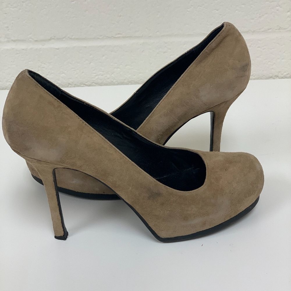 Dolce Vita Brown Suede Heels - Picture 2 of 7